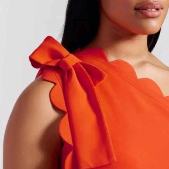 Victoria Beckham Orange Dress - Picture 2 of 6